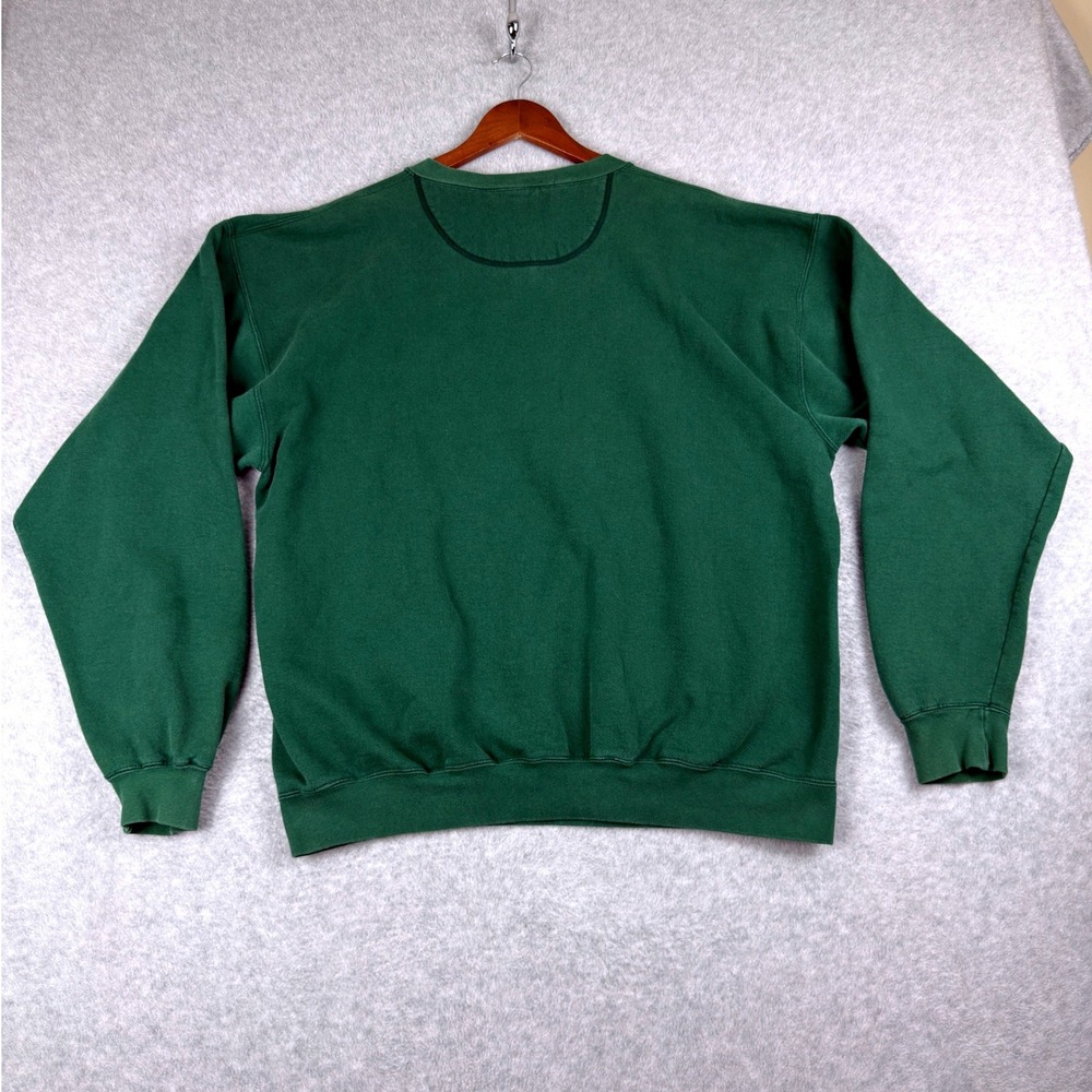 Vtg 90s Georgetown College Mom JanSport Sweatshirt Womens XL Green Cotton Blend - Picture 2 of 6
